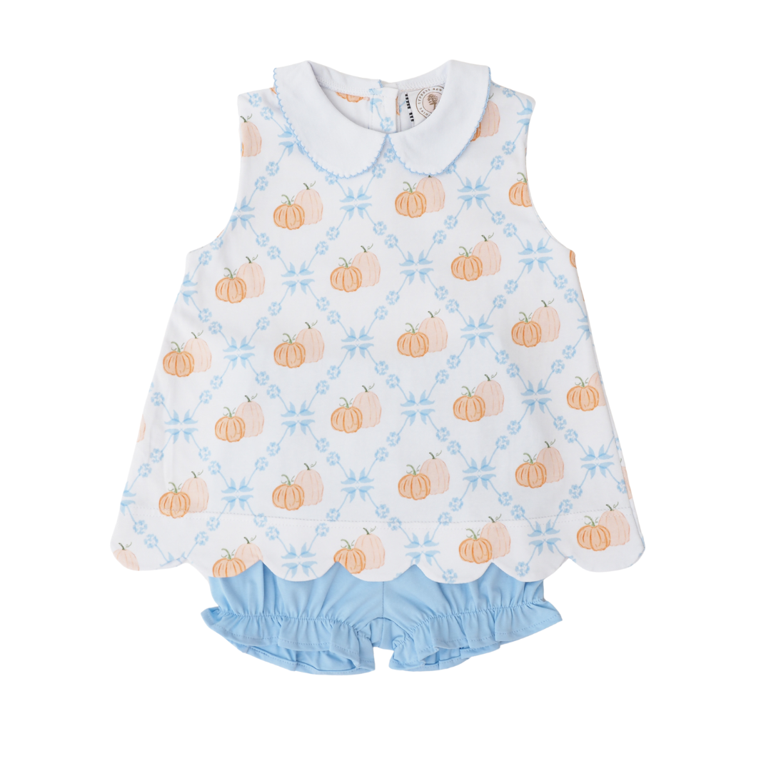 Pumpkin Row Charlotte Scalloped Set