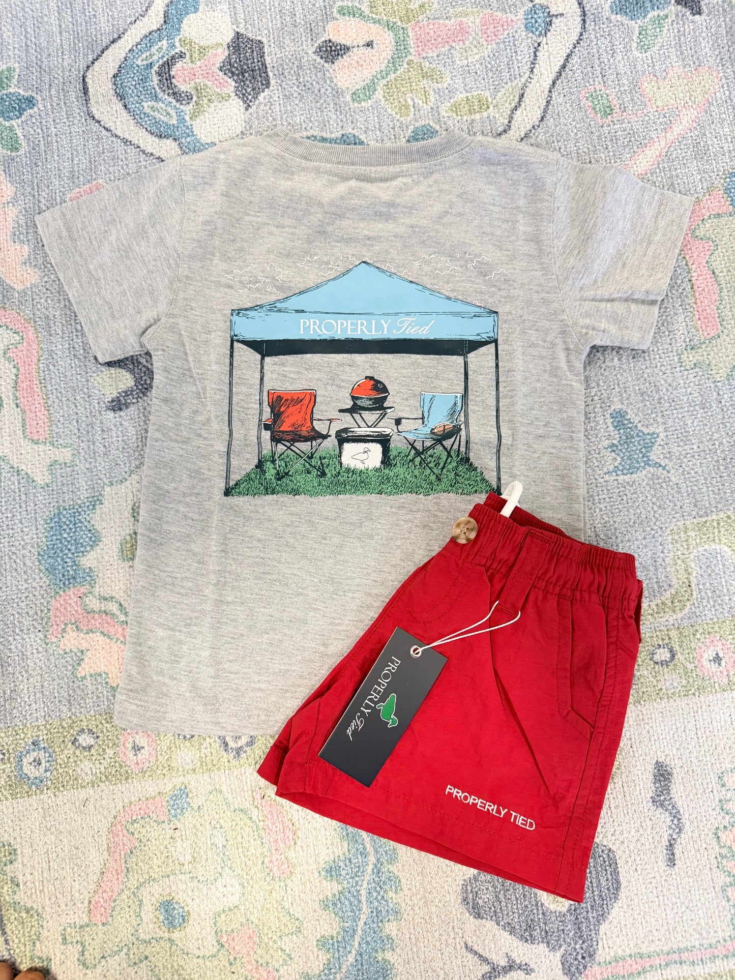 Boys Tailgate SS Light Heather