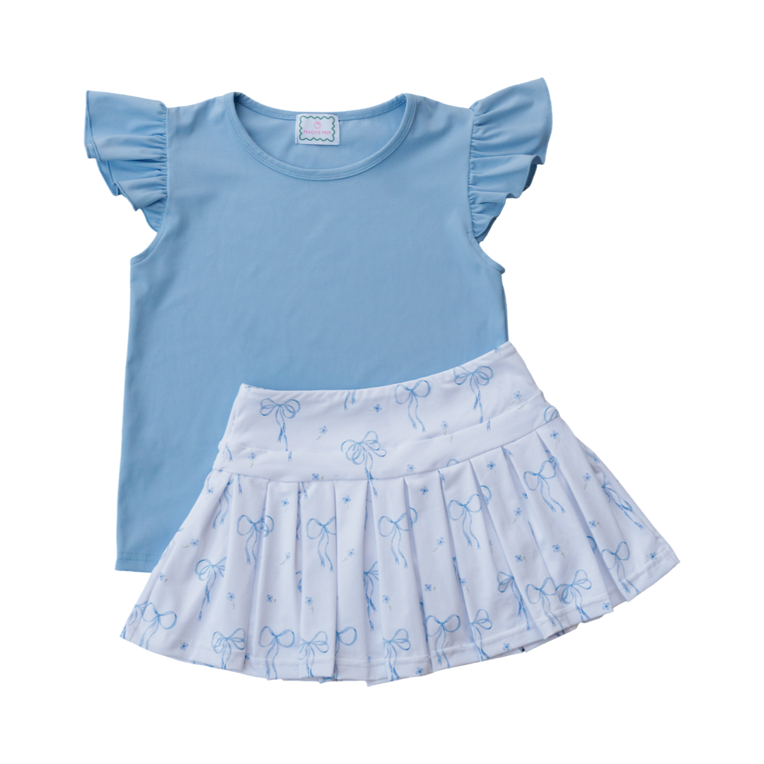 Collins Set in Blue Belle Bows