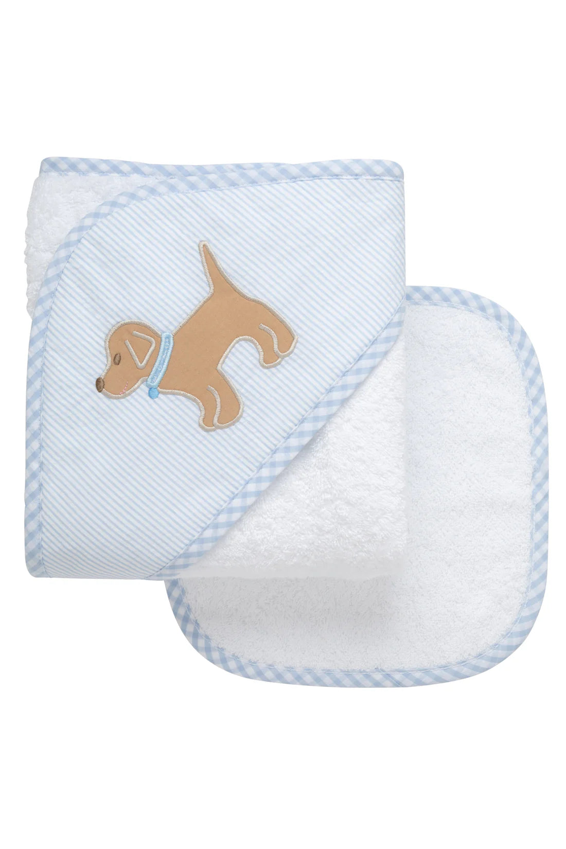 puppy hooded towel & washcloth