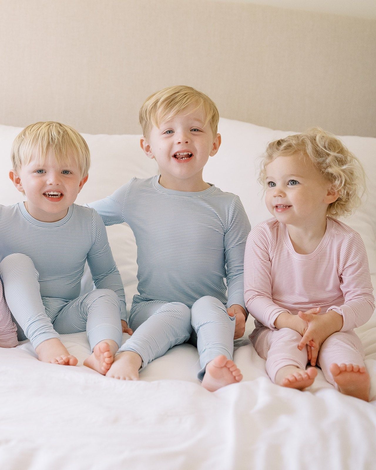 Dusty blue stripe 2pc set