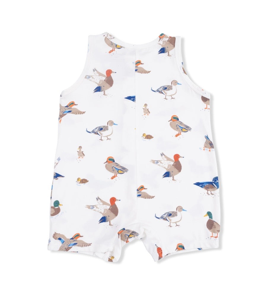 Ducks Sleeveless Romper