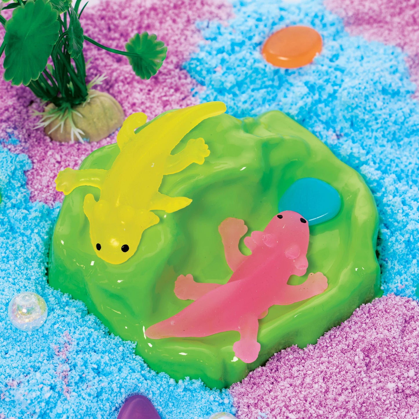 Sensory Bin Axolotl Activity Bin for Kids