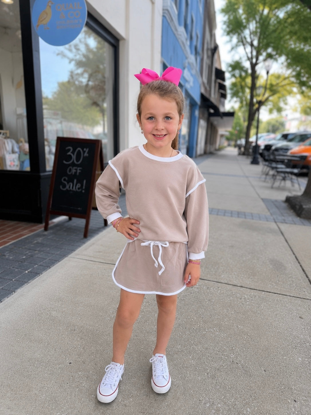 Josie Skort Set--Mocha