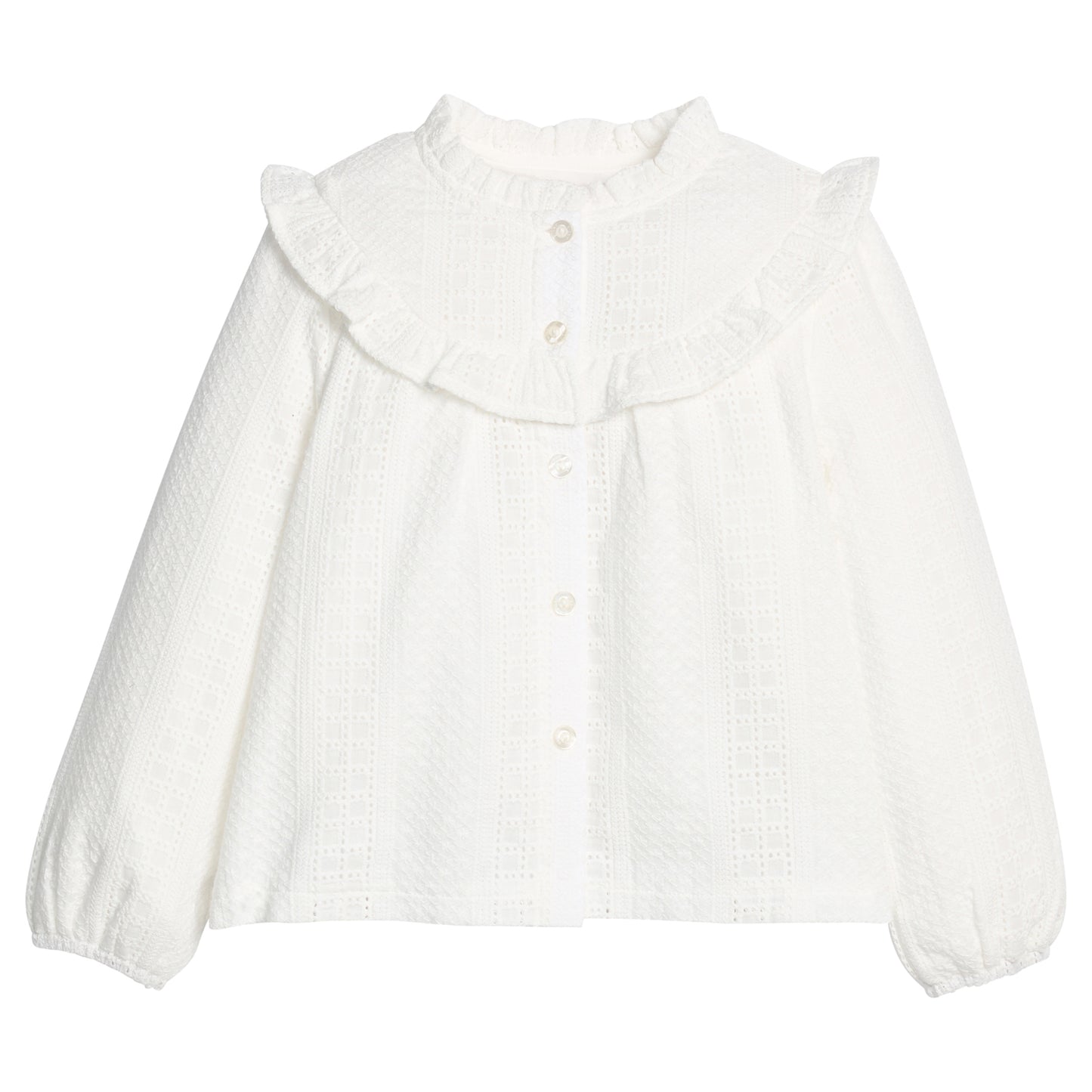 Cintra Top- White Eyelet