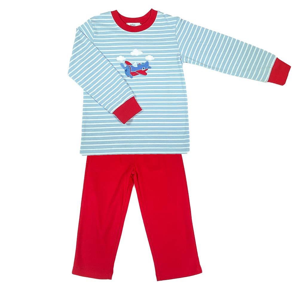 Airplane Boy's Pants Set