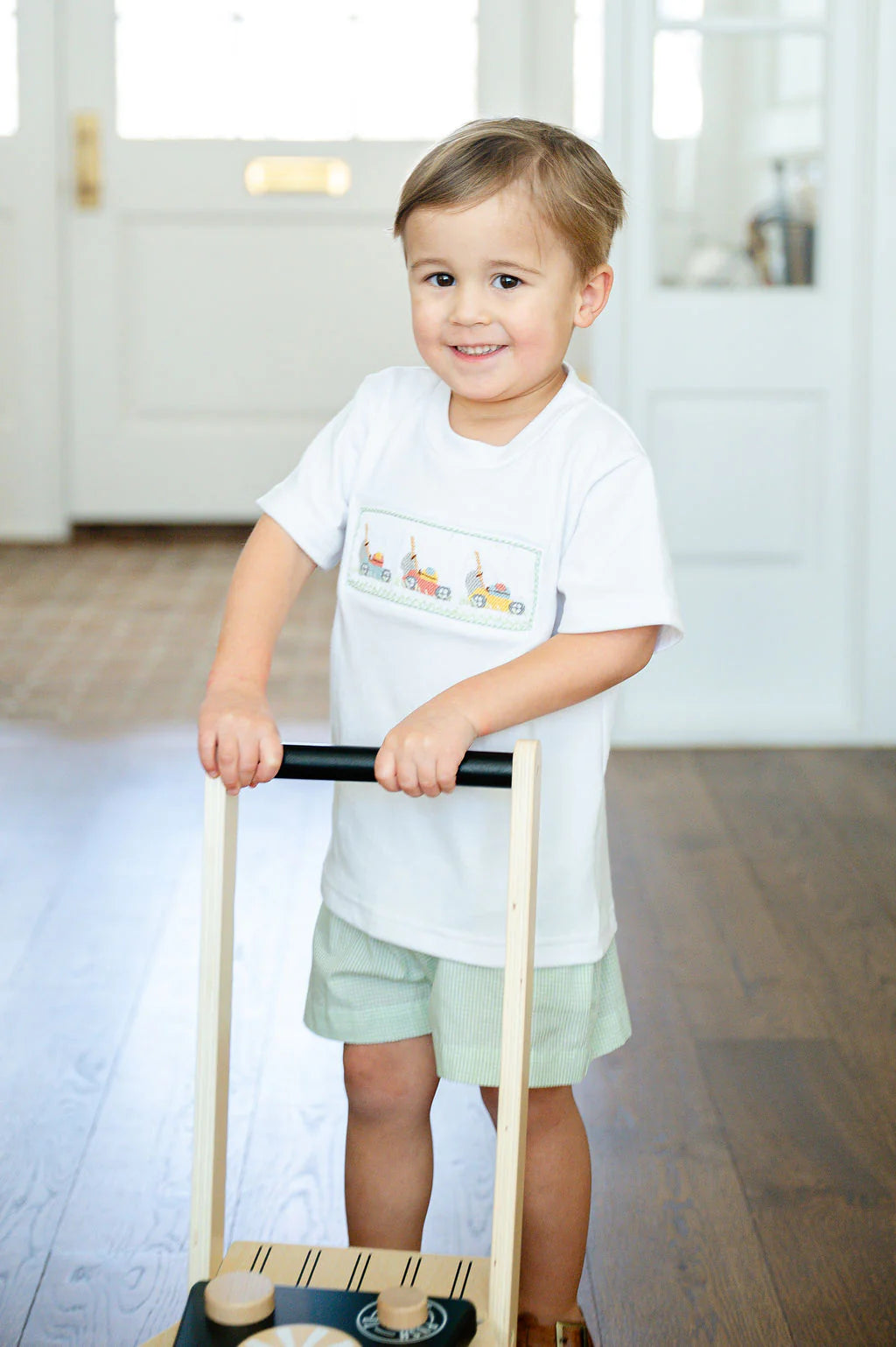 Lawn mowers smocked set