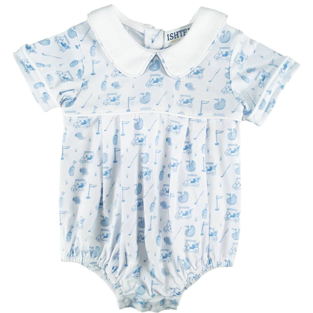 Golf Boy's Bubble Romper