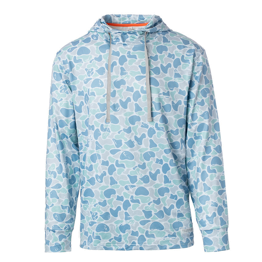 youth saltwater camo performance hoodie