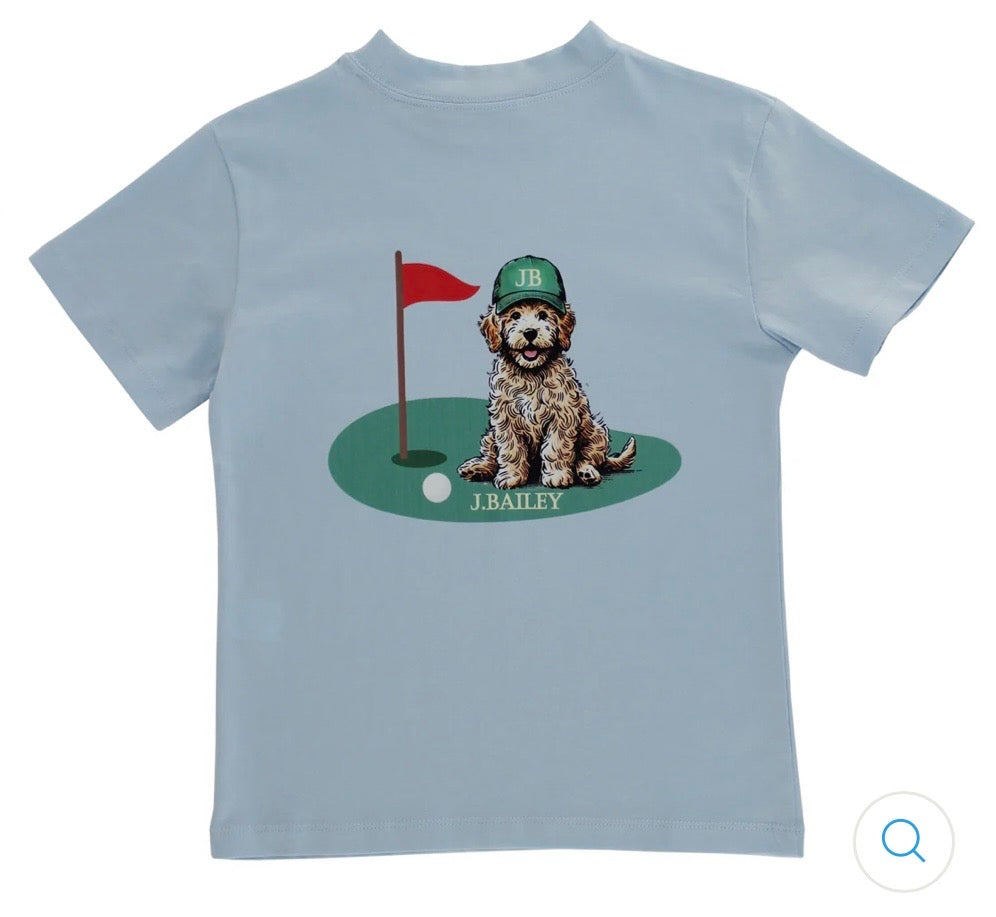 Logo Tee - Augusta Dog on Bayberry