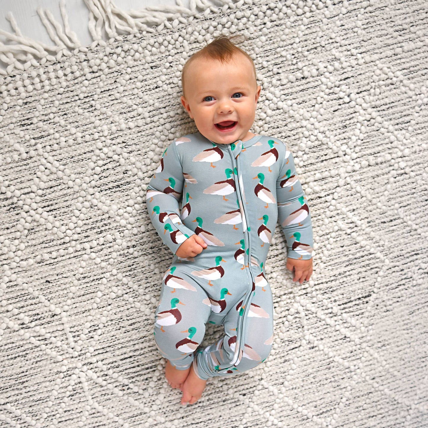 Wilder Duck ZIP Bamboo Baby Sleepies Little