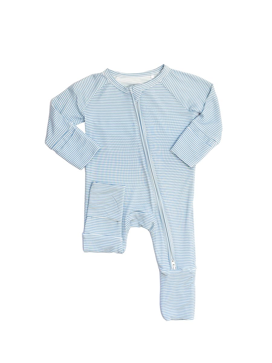 Blue stripe zippy