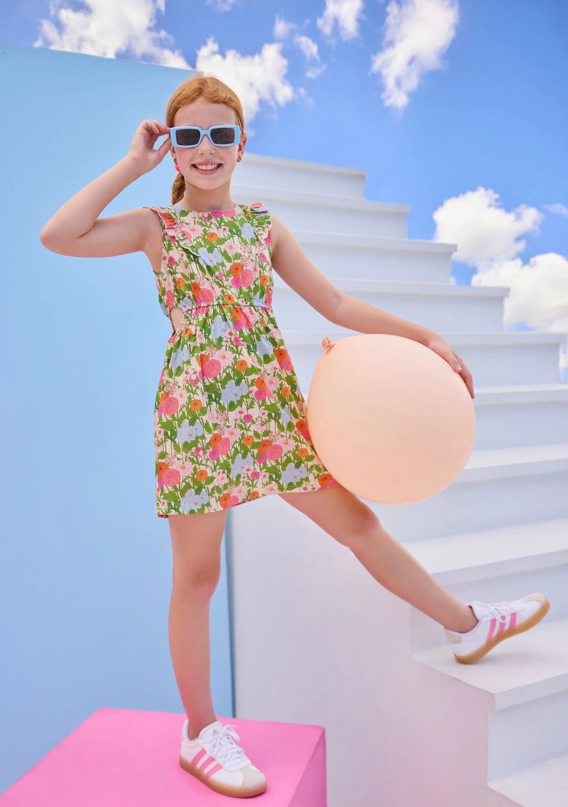 Cutout Dress - Longmeadow Floral