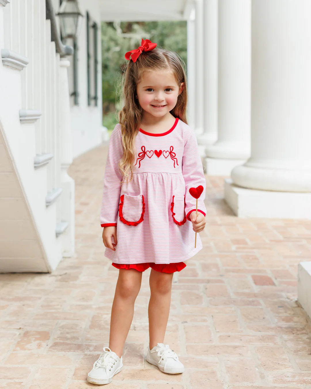 Heart garland bloomer set