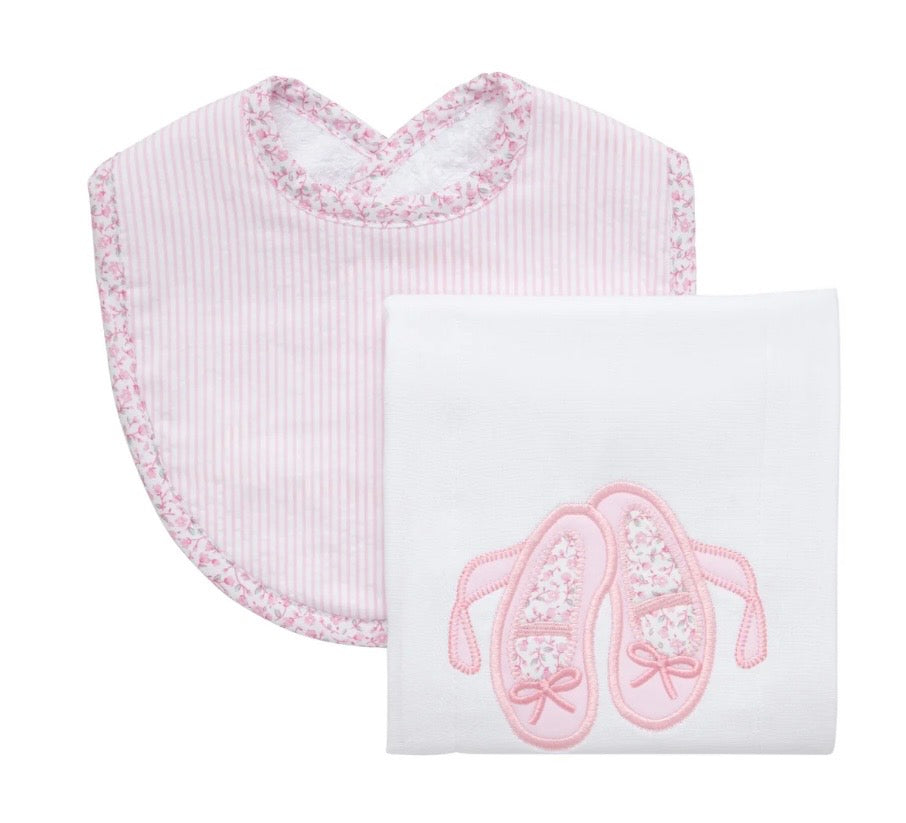 Ballet Basic Bib & Burp Boxed Set