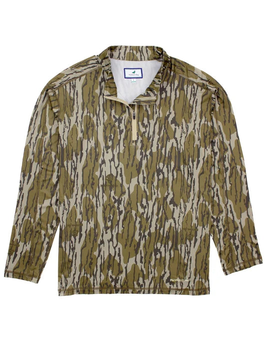 Boys Finn pullover mossy oak bottomland