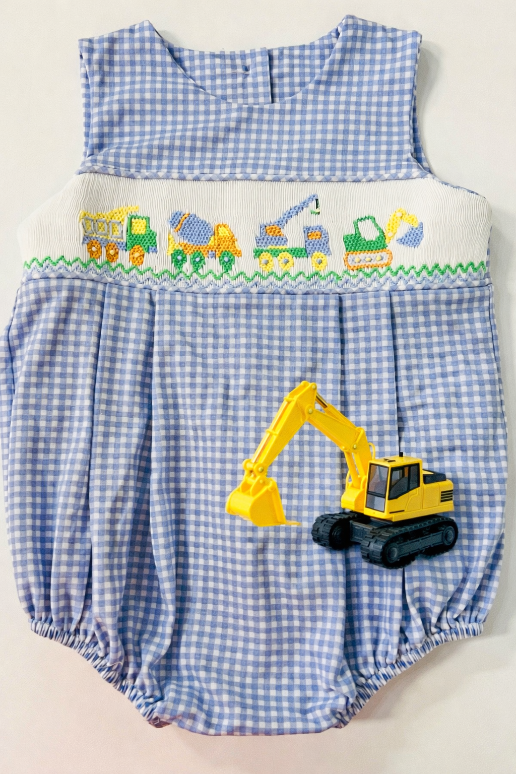 Construction Crew Smocked Bubble