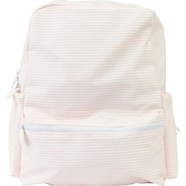 The Backpack in Pink Stripe