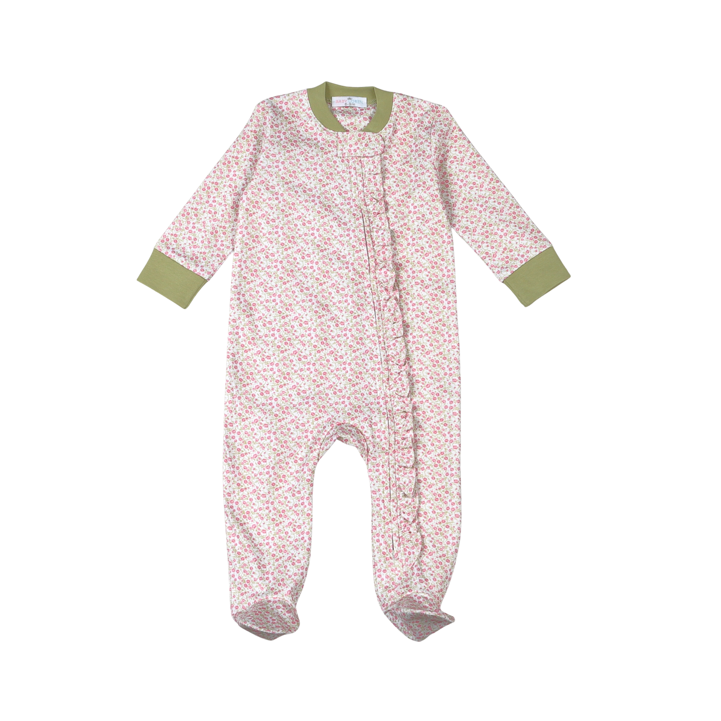 Melody pima zipper footie