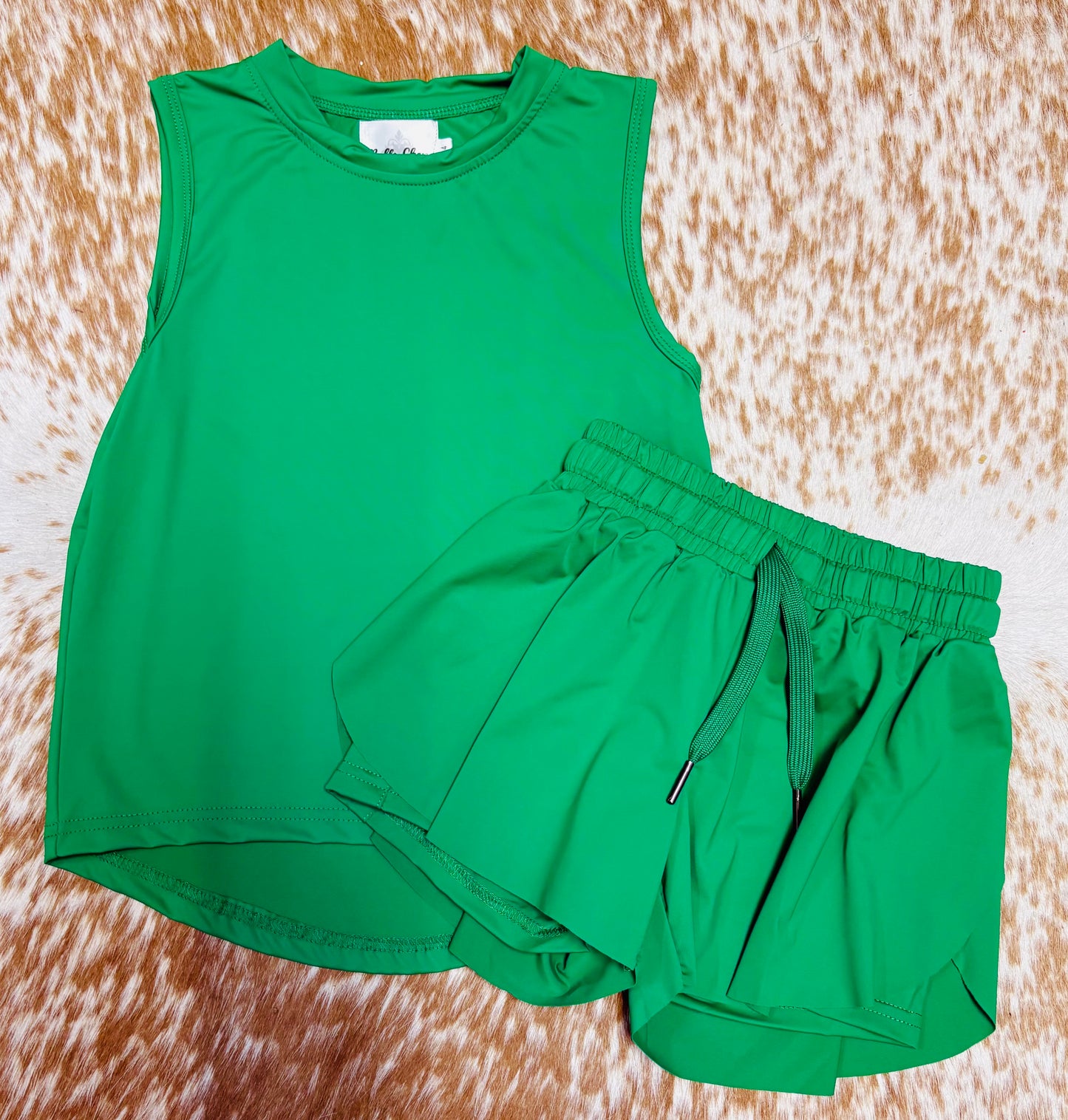 Green High Low Butterfly Sets