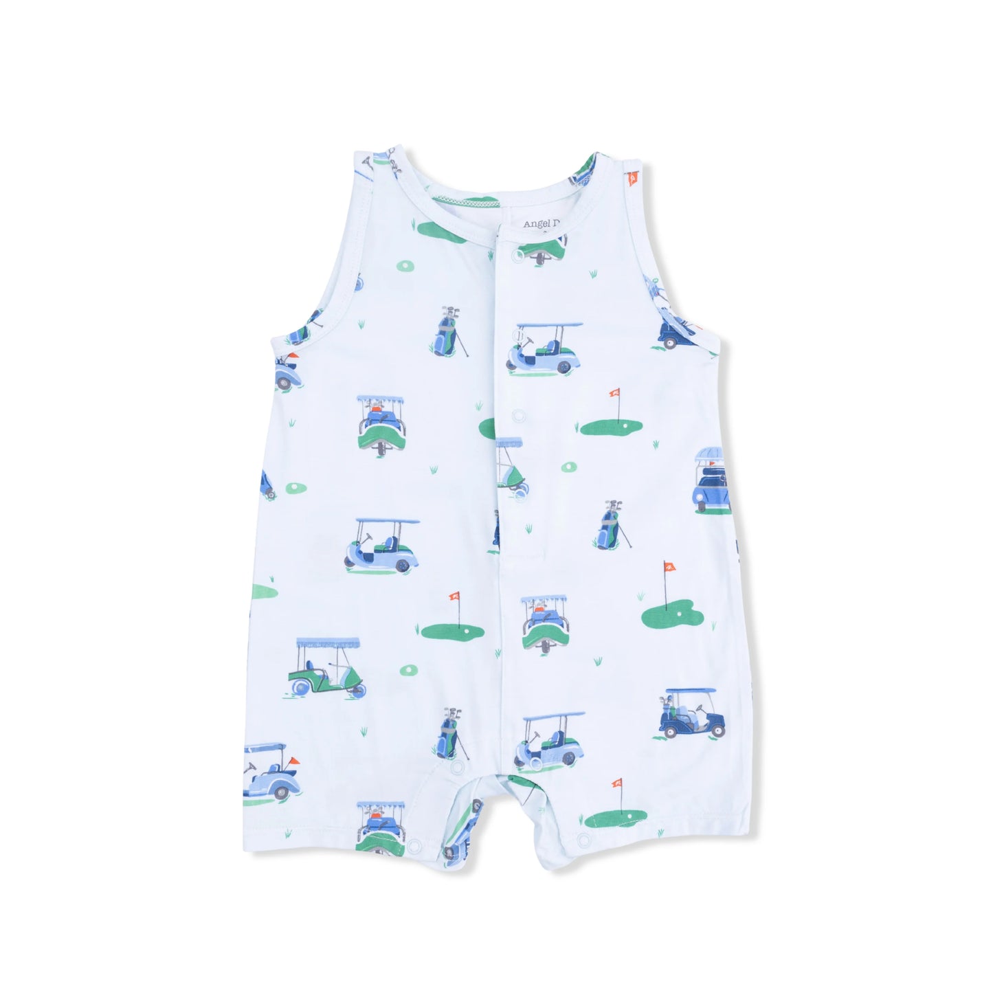 Vintage Golf Cart Sleeveless Romper