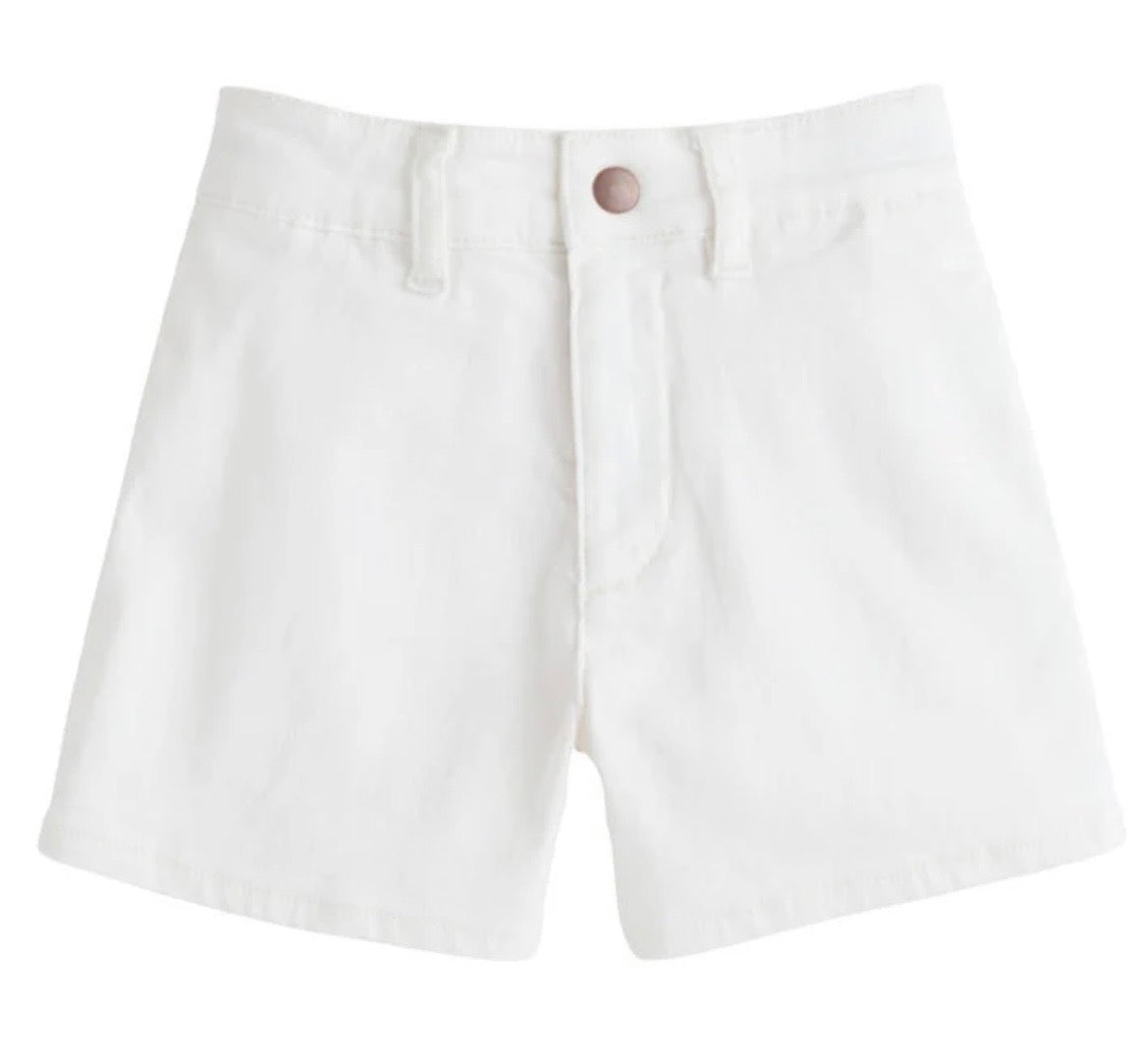 Denim Shorts - Ivory Denim