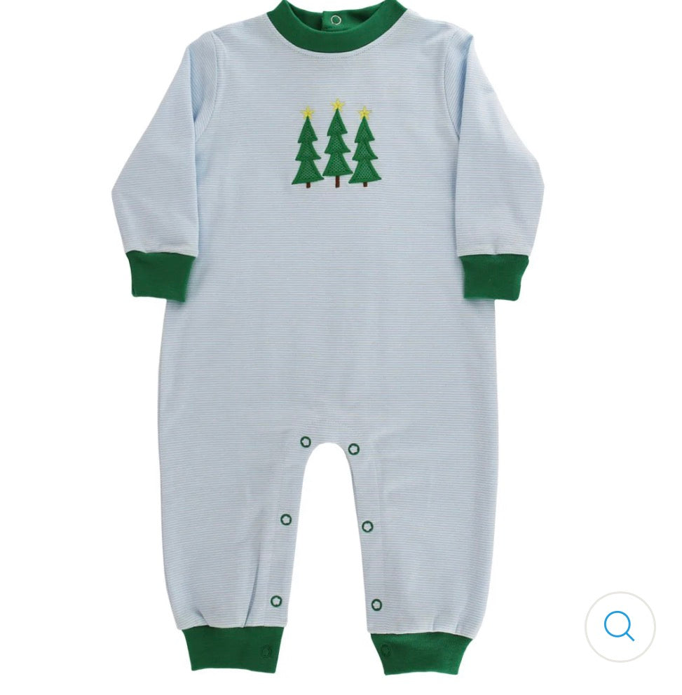 Enchanted evergreens romper