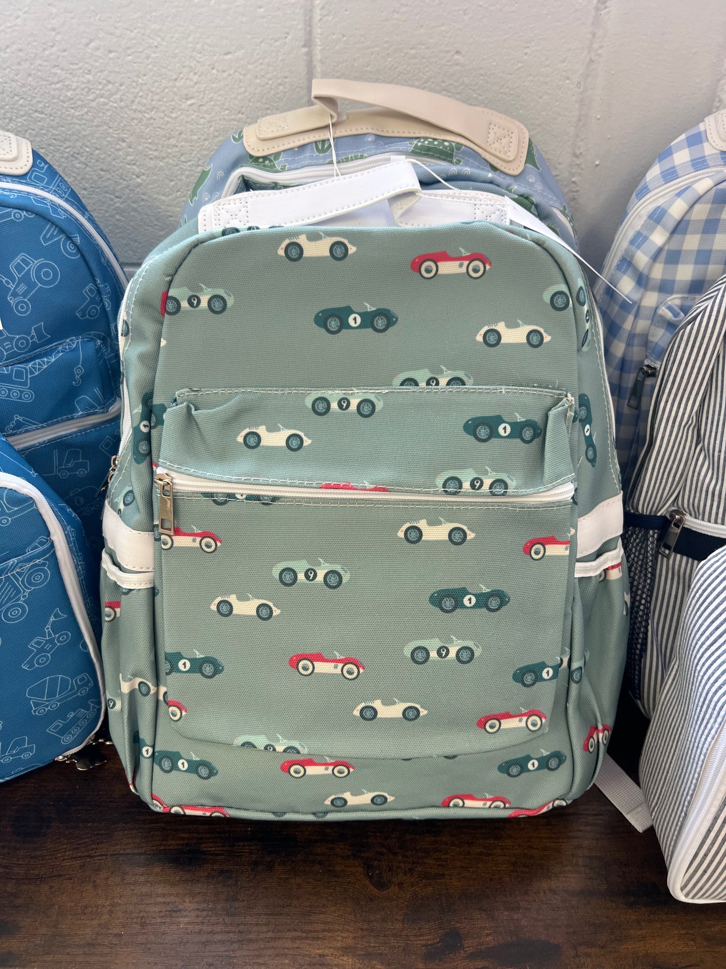 Retro cars backpack