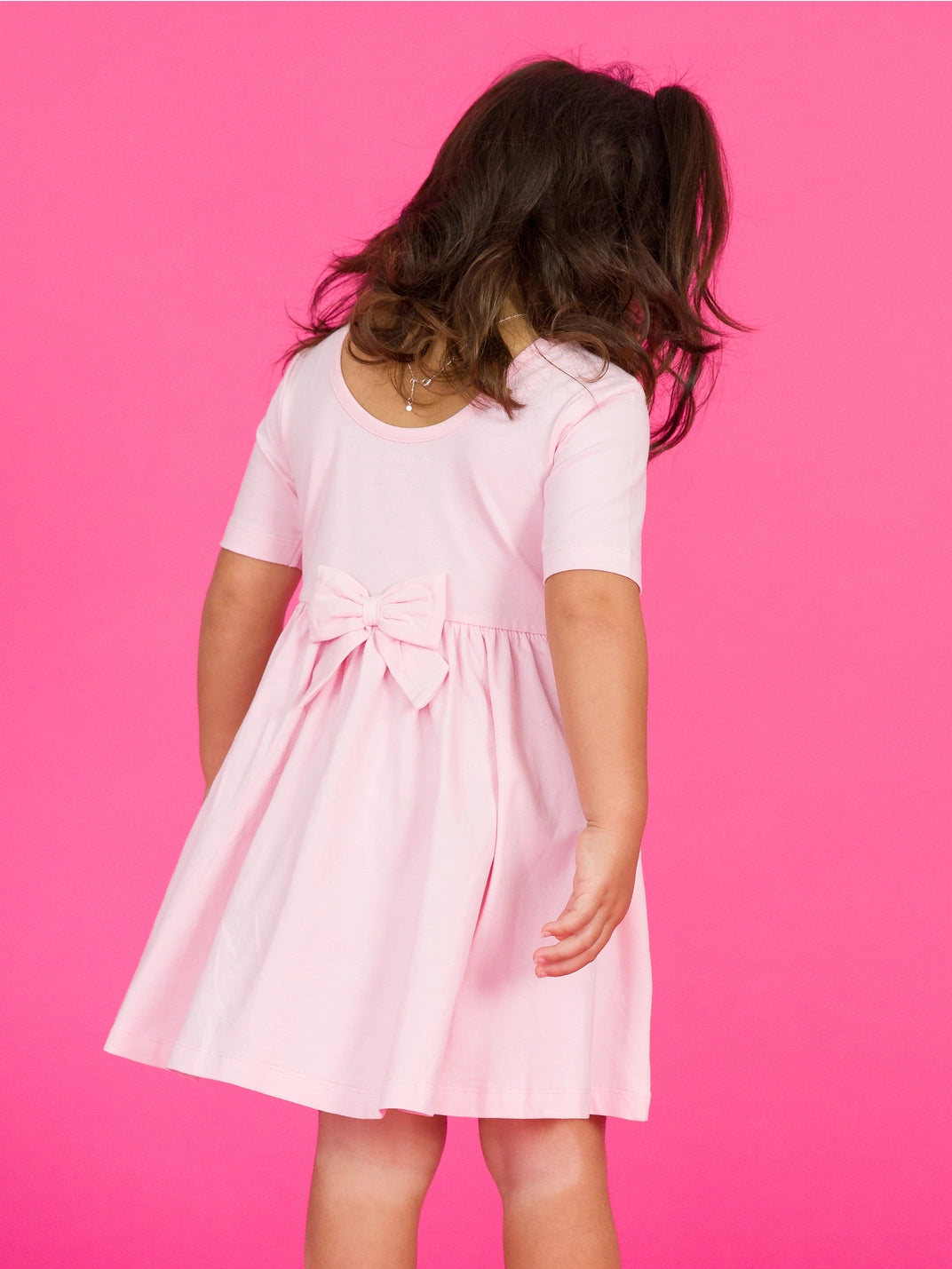 Pink twirl dress