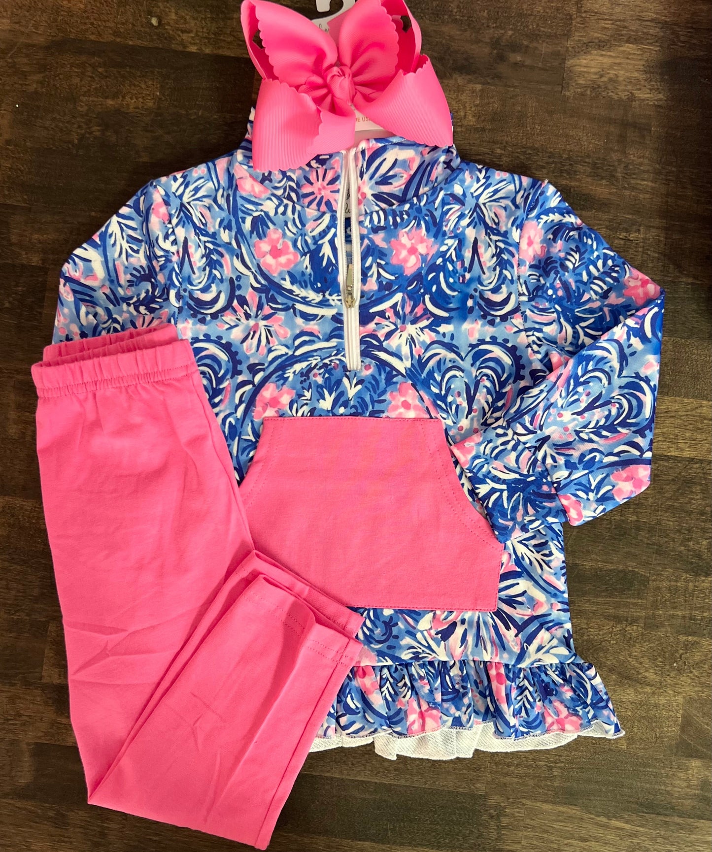 Burst of color legging set