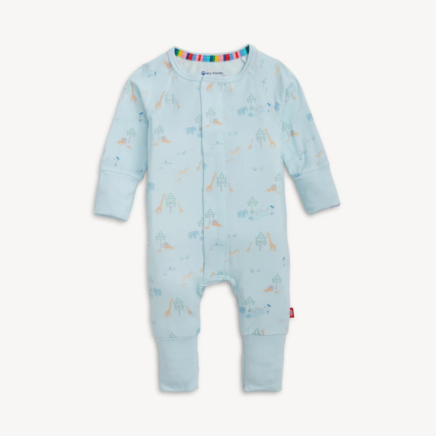 Magnetic Convertible Coverall Safari blue