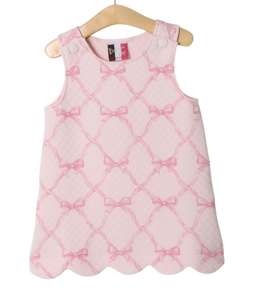 Dainty Bows quilted dress