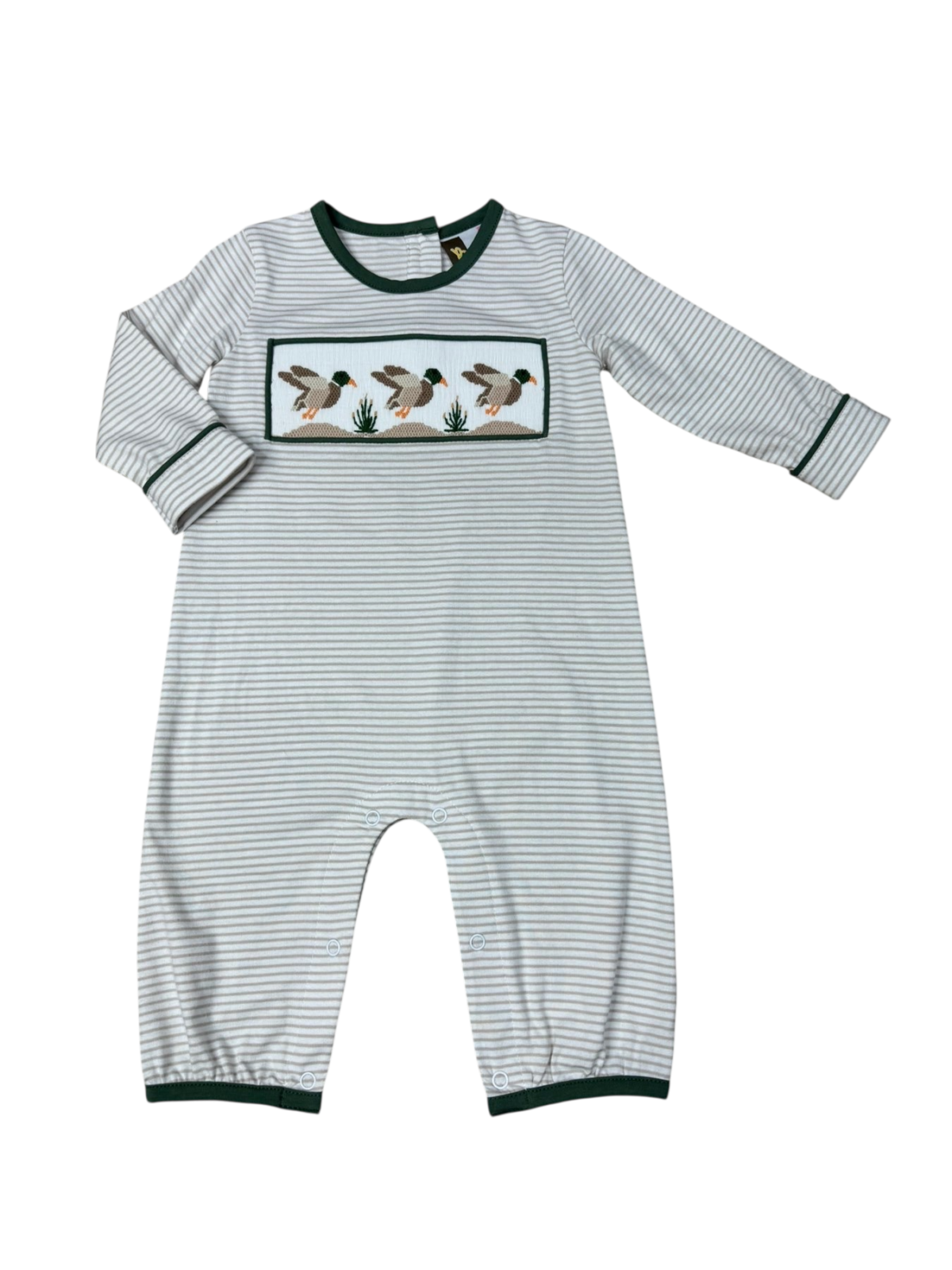 Mallard Duck Smocked Romper