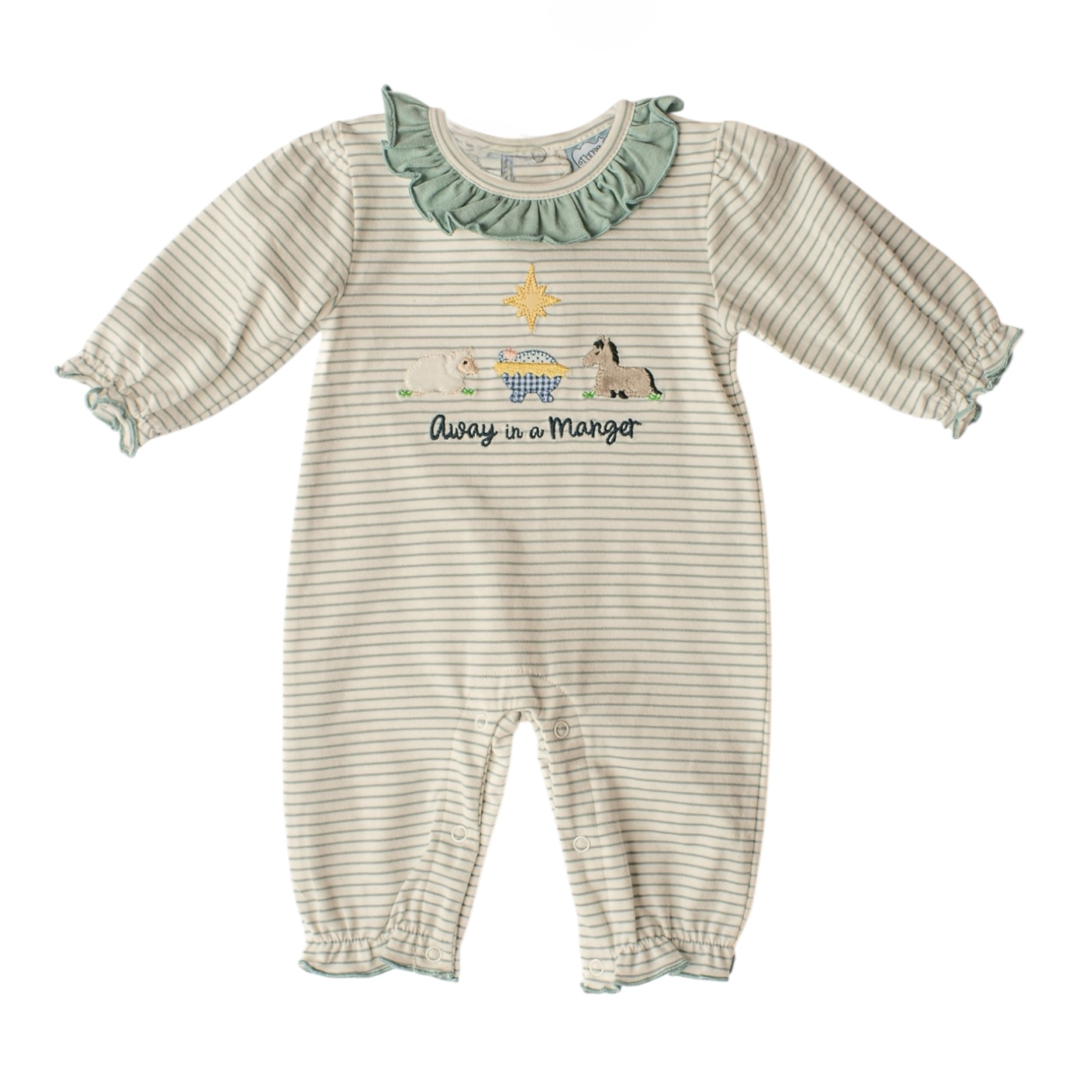 Away in a manger girl romper