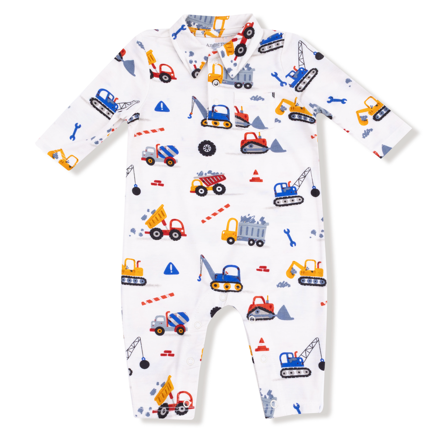Crayon construction romper