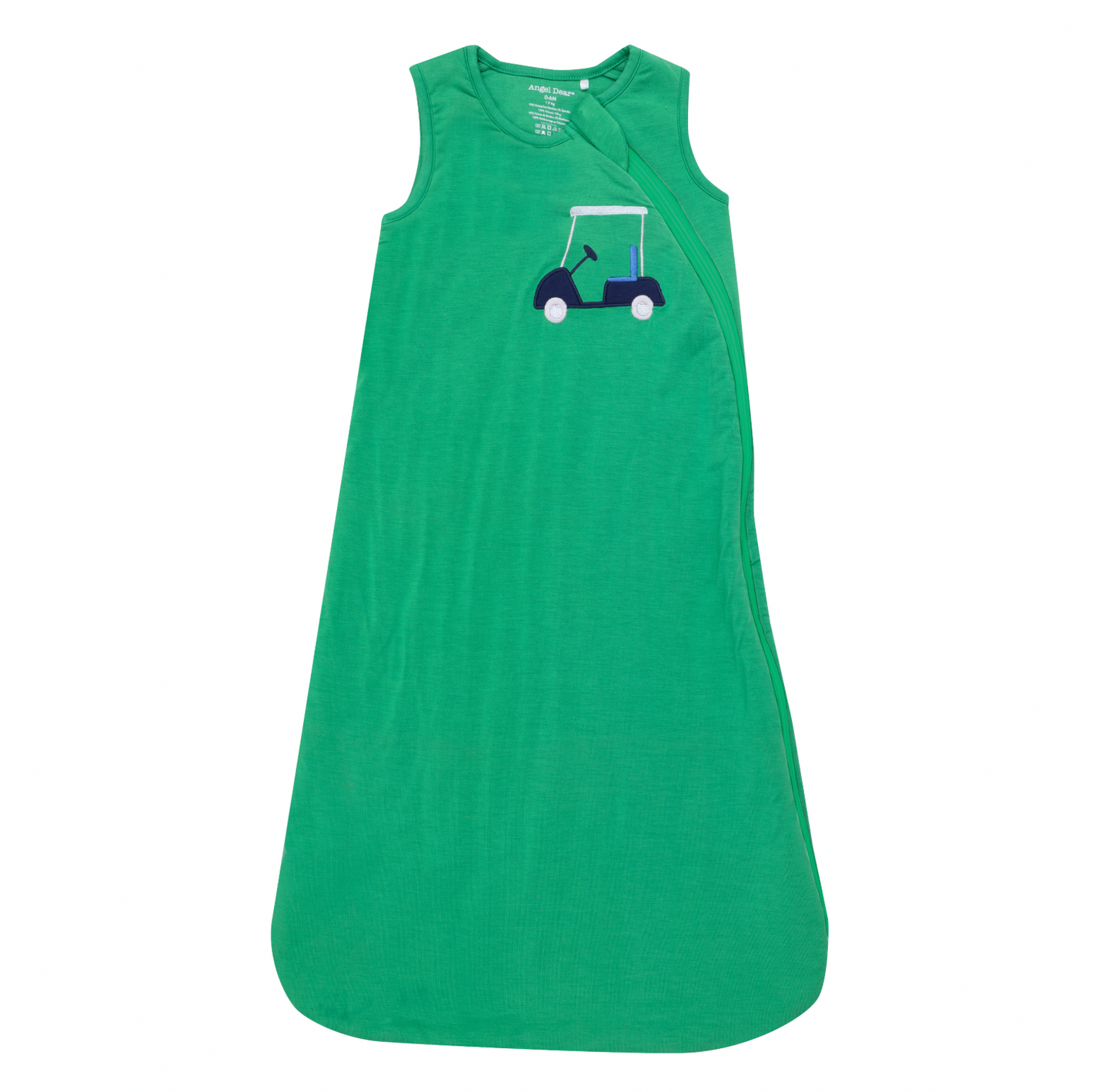 Green golf cart sleep bag