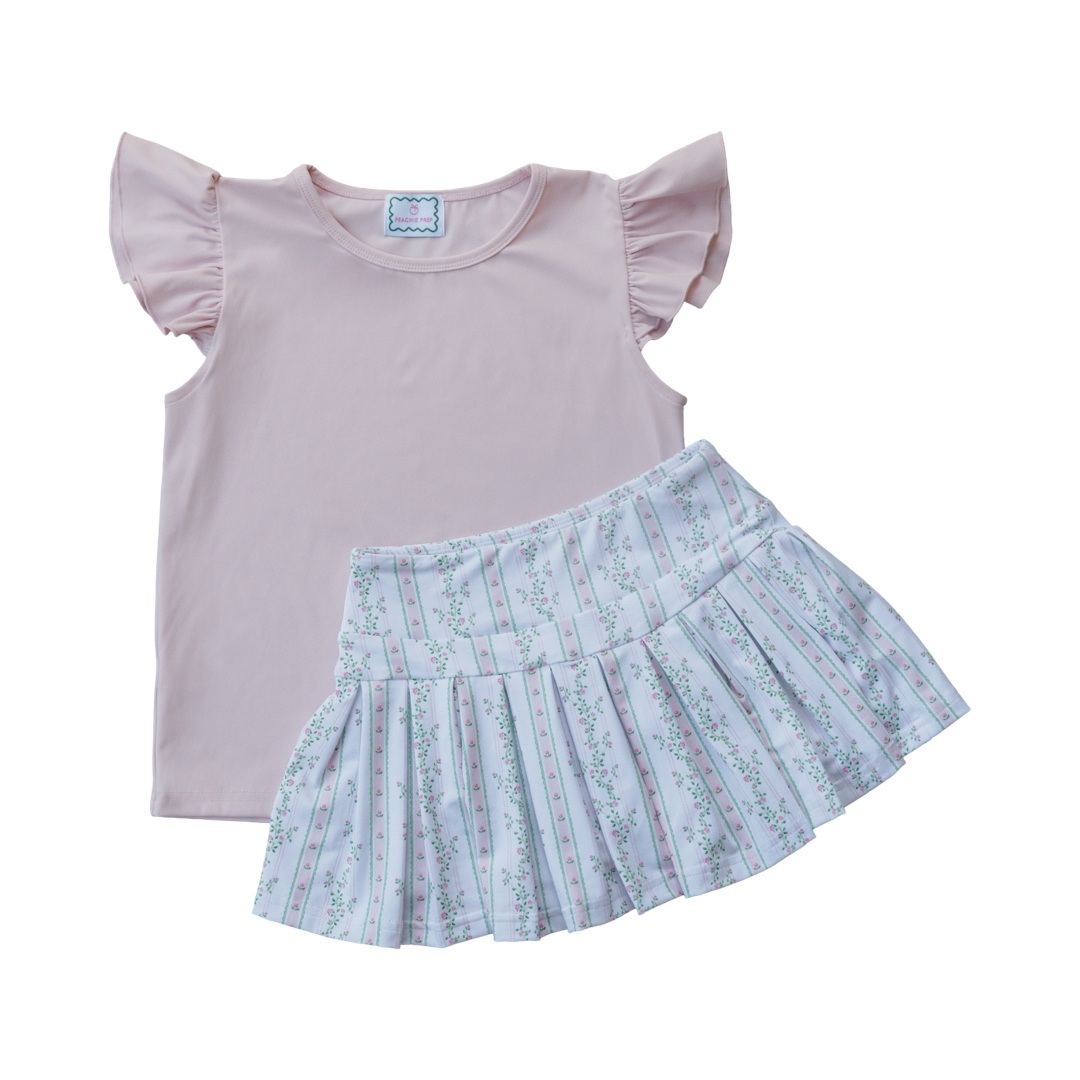 Collins Set in Pink Trellis