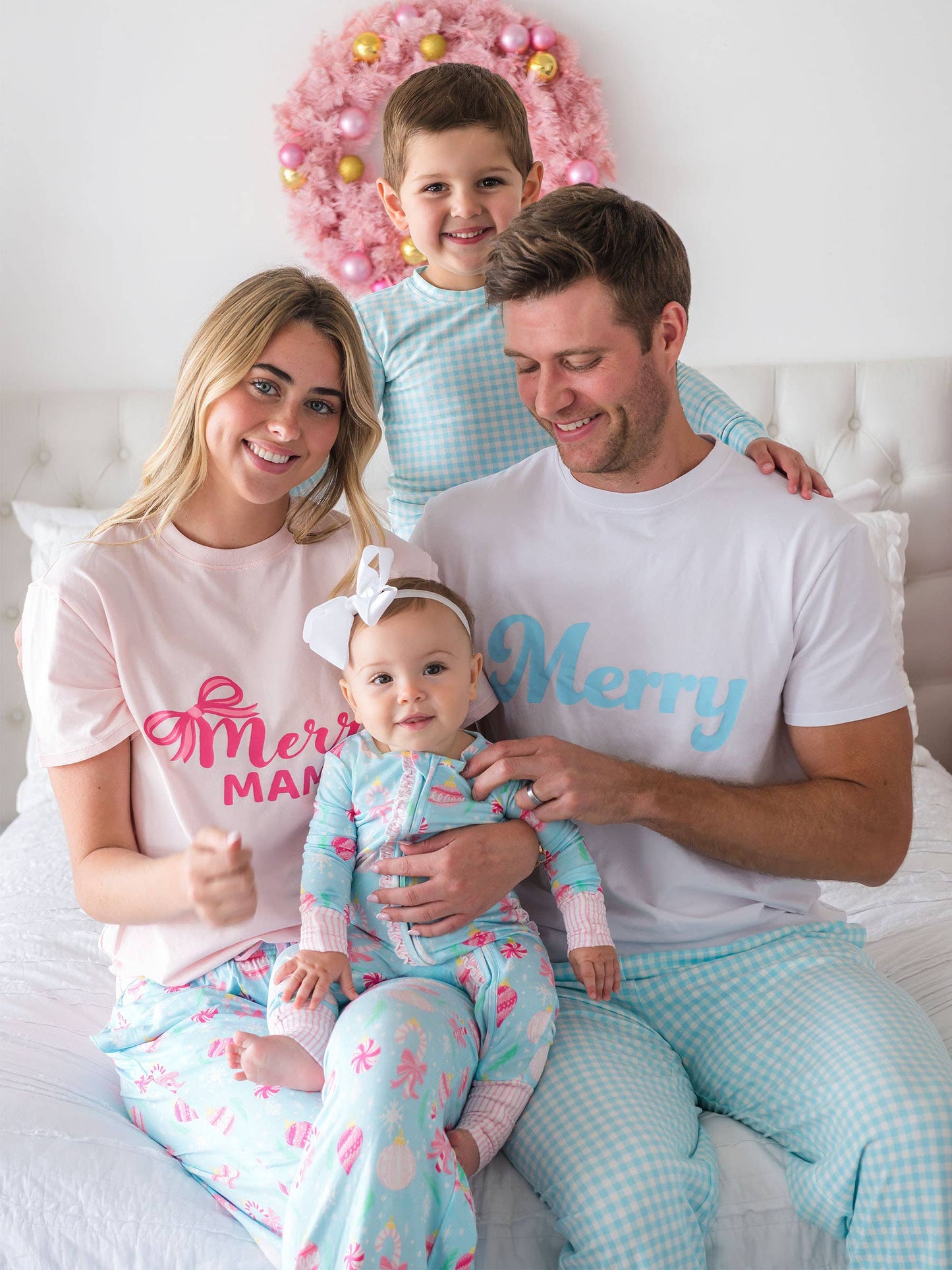 SoftSnooze™ Baby Girls Bamboo Viscose Ornament Dreams Convertible Ruffle One Piece Footie Pajama