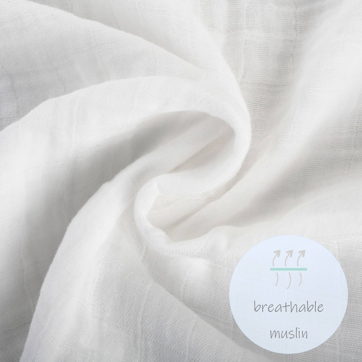 Baby Muslin Swaddle Blanket 47x47 Elephantastic