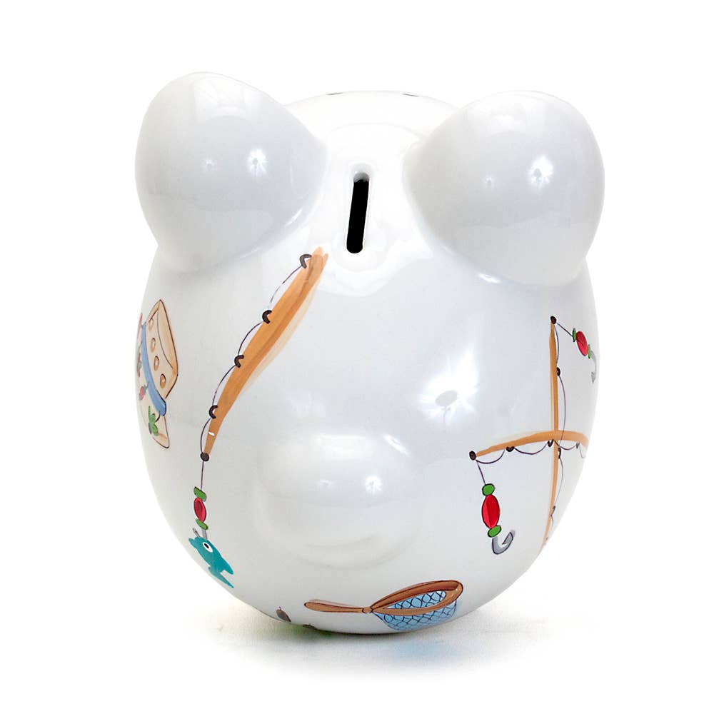 Gone Fishing Pig