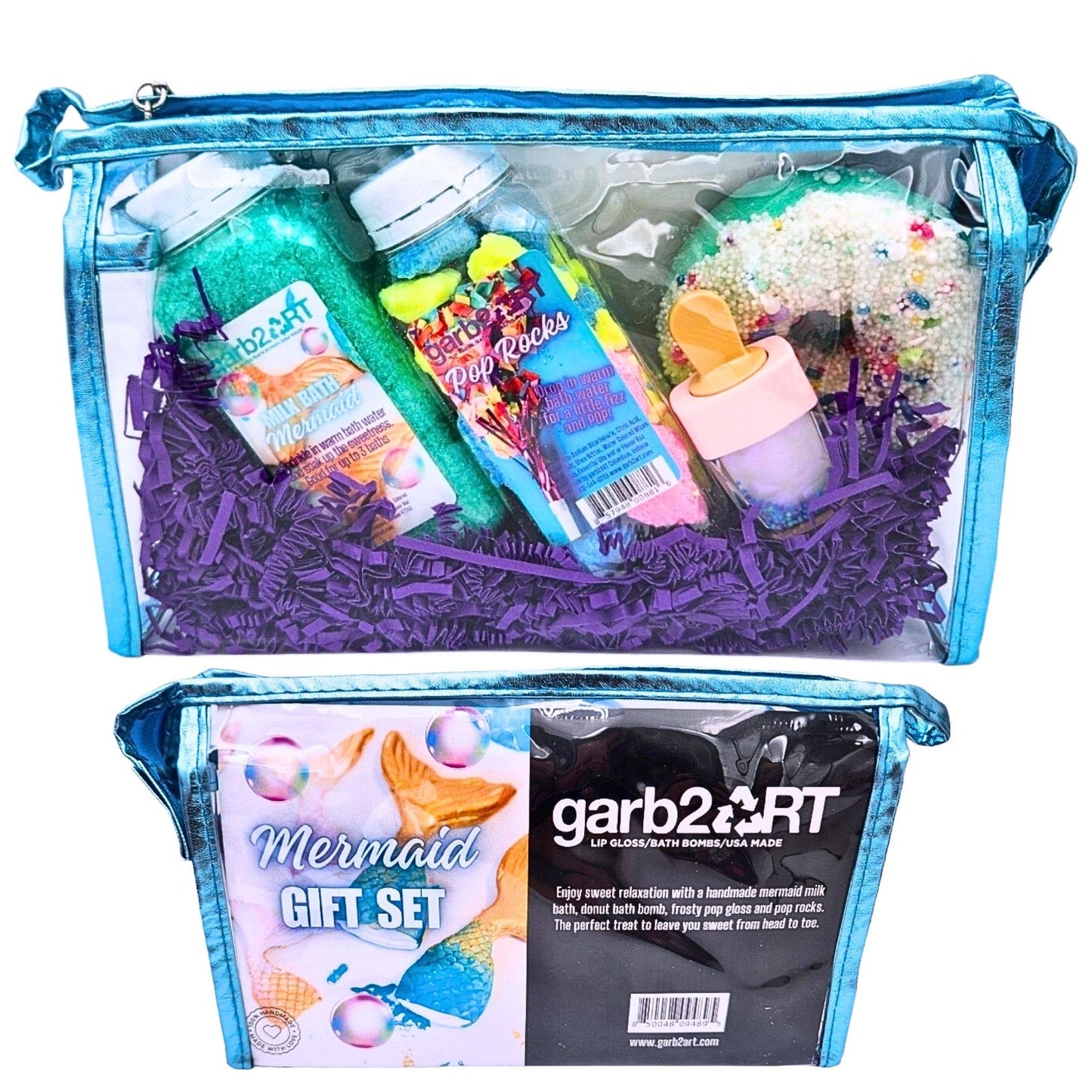 Fizz Gift Set | Mermaid Bath Bomb