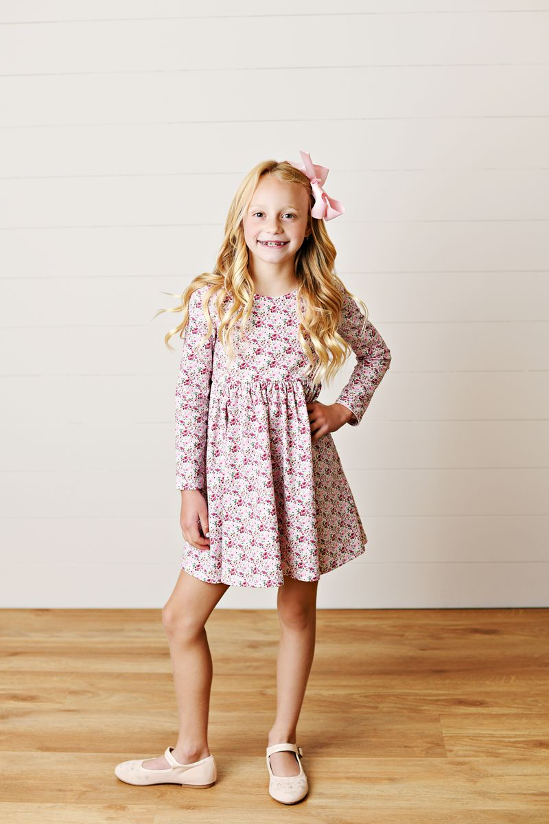 Fall floral Twirl Dress Swoon