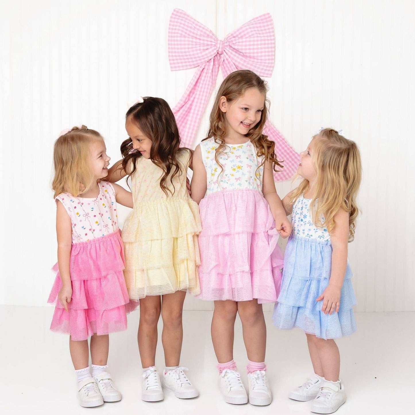 Sweet Floral Tank Tutu Dress - Girls Clothes - Spring