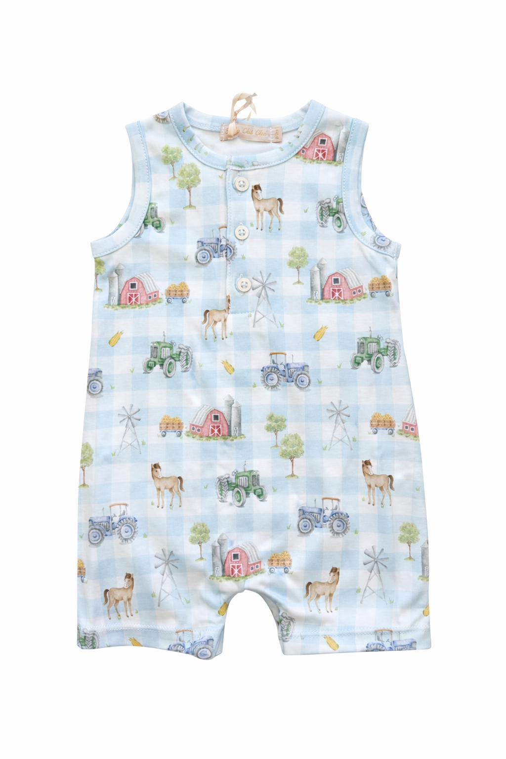 tiny barnyard romper