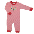 Dog trio boy romper