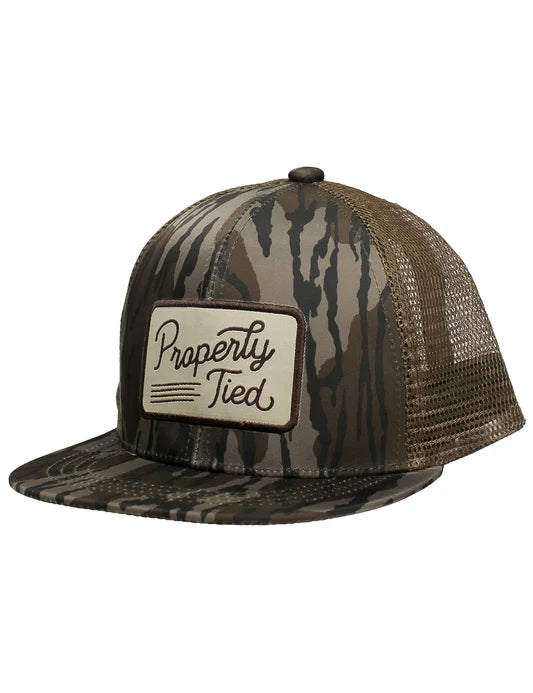 Boys trucker hat mossy oak bottomland