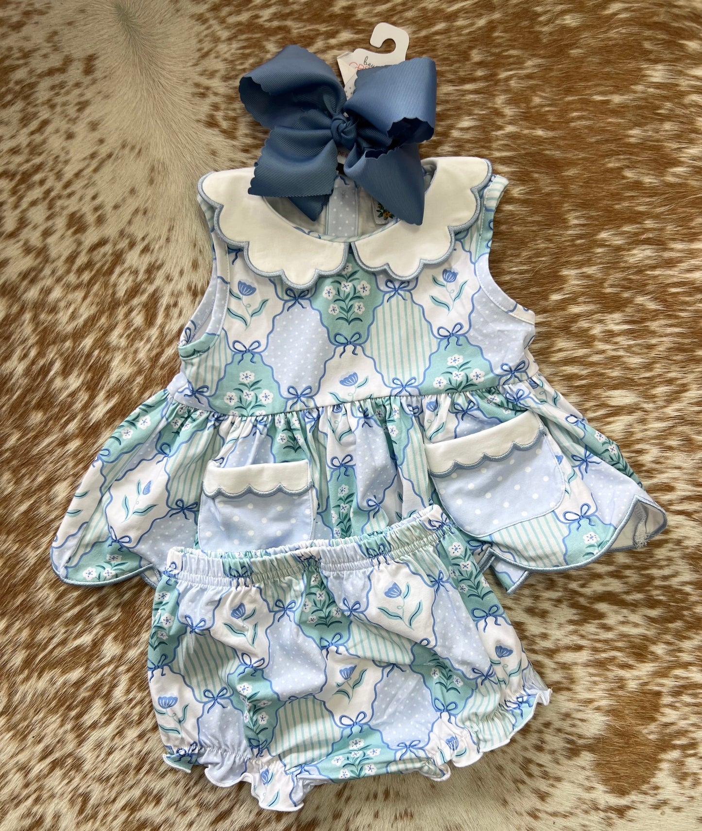 Patchwork bloomer set