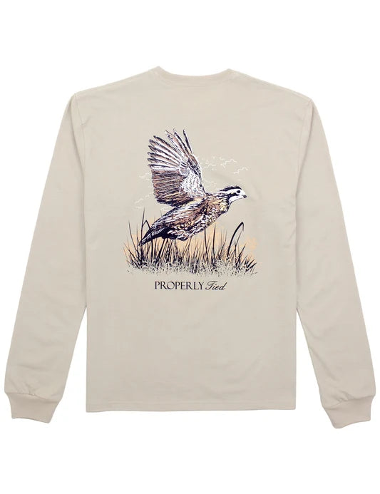 Boys quail LS Linen