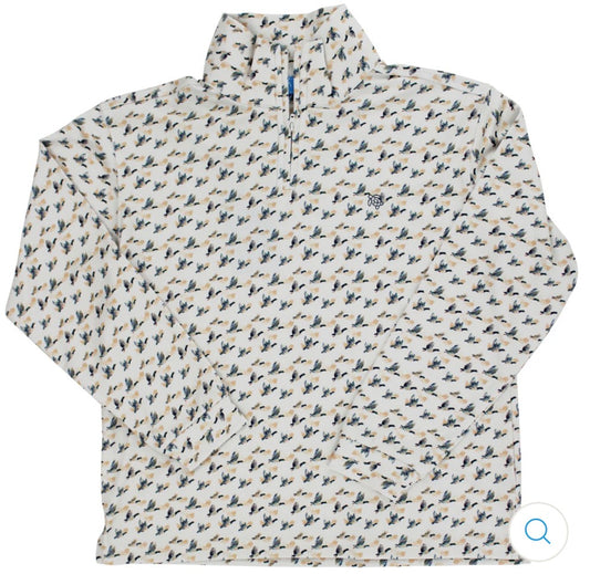 Performance half zip- Duck