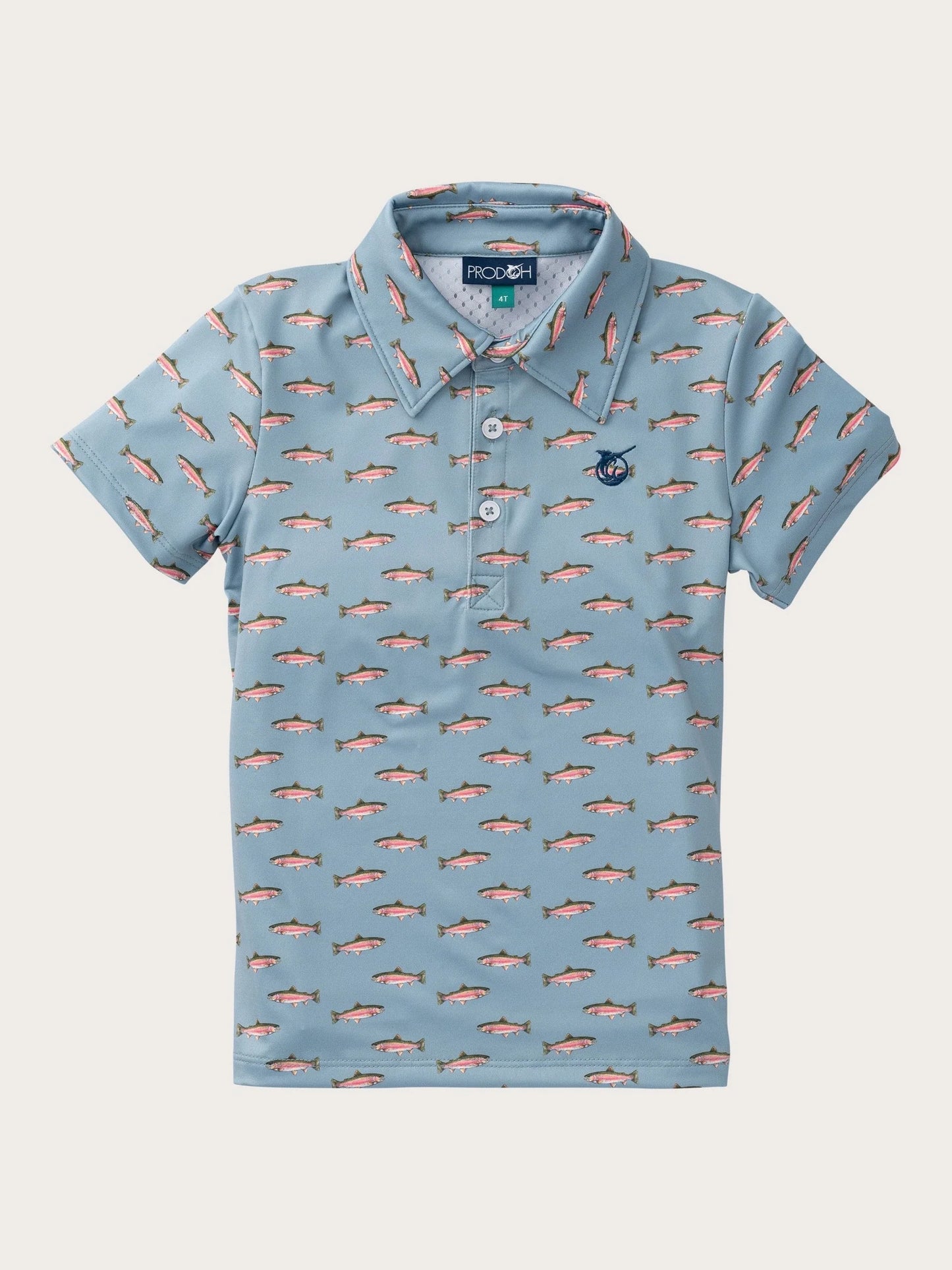 PRO PERFORMANCE SHORT SLEEVE POLO - RAINBOW TROUT